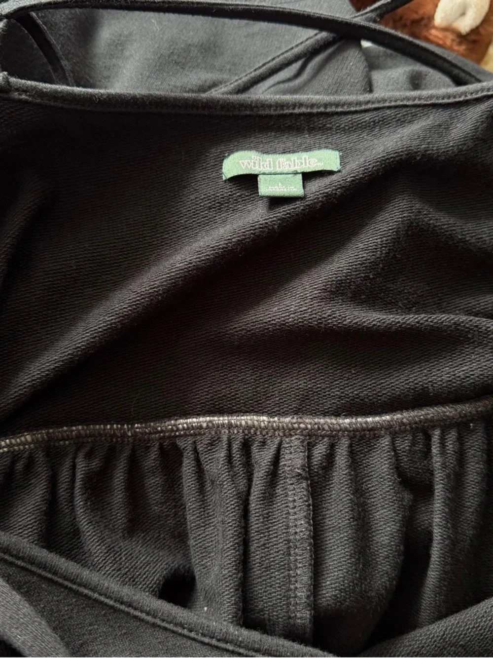 Wild Fable Black Cross Back Mini Dress Size Large - Picture 11 of 14